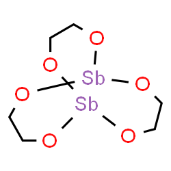 ChemSpider 2D Image | Antimony tris(ethylene glycoxide) | C6H12O6Sb2