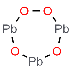 ChemSpider 2D Image | 1,2,4,6,3lambda~2~,5lambda~2~,7lambda~2~-Tetroxatriplumbepane | O4Pb3