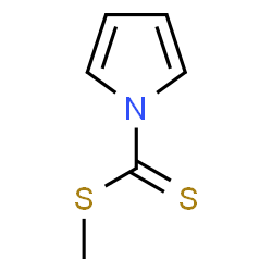 ChemSpider 2D Image | Methyl 1H-pyrrole-1-carbodithioate | C6H7NS2