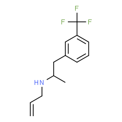 ChemSpider 2D Image | N-{1-[3-(Trifluoromethyl)phenyl]-2-propanyl}-2-propen-1-amine | C13H16F3N