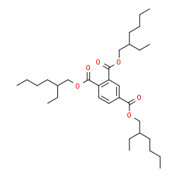 ChemSpider 2D Image | Tris(2-ethylhexyl) trimellitate | C33H54O6