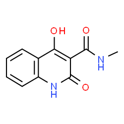 ChemSpider 2D Image | 4-Hydroxy-N-methyl-2-oxo-1,2-dihydro-3-quinolinecarboxamide | C11H10N2O3