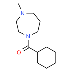 ChemSpider 2D Image | Cyclohexyl(4-methyl-1,4-diazepan-1-yl)methanone | C13H24N2O