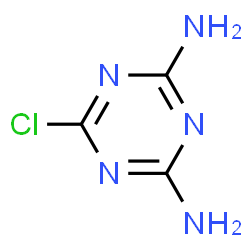 ChemSpider 2D Image | Deethyldeisopropylatrazine | C3H4ClN5