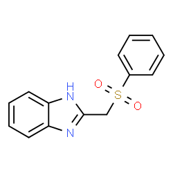 ChemSpider 2D Image | 2-Benzenesulfonylmethyl-1H-benzoimidazole | C14H12N2O2S