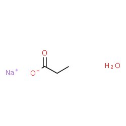 ChemSpider 2D Image | Sodium propanoate hydrate (1:1:1) | C3H7NaO3
