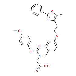 ChemSpider 2D Image | Muraglitazar | C29H28N2O7