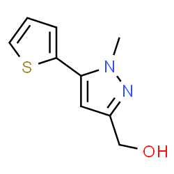 ChemSpider 2D Image | (1-methyl-5-thien-2-yl-1H-pyrazol-3-yl)methanol | C9H10N2OS