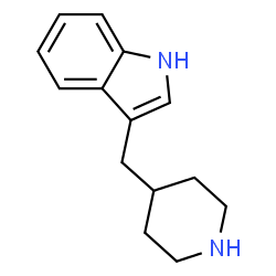 ChemSpider 2D Image | 3-(4-Piperidinylmethyl)-1H-indole | C14H18N2