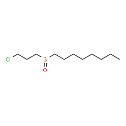 ChemSpider 2D Image | 3-Chloropropyl octyl sulfoxide | C11H23ClOS