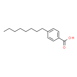 ChemSpider 2D Image | 4-Octylbenzoic acid | C15H22O2