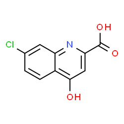 ChemSpider 2D Image | 7-Chlorokynurenic acid | C10H6ClNO3