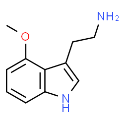 ChemSpider 2D Image | 4-Methoxy-1H-indole-3-ethanamine | C11H14N2O