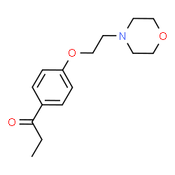 ChemSpider 2D Image | 1-(4-(2-Morpholinoethoxy)phenyl)propan-1-one | C15H21NO3