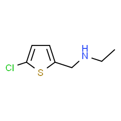 ChemSpider 2D Image | N-[(5-Chloro-2-thienyl)methyl]ethanamine | C7H10ClNS
