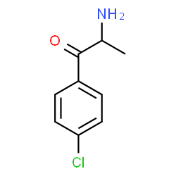 ChemSpider 2D Image | 2-Amino-1-(4-chlorophenyl)-1-propanone | C9H10ClNO