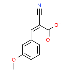 ChemSpider 2D Image | (2Z)-2-Cyano-3-(3-methoxyphenyl)acrylate | C11H8NO3