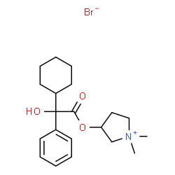 ChemSpider 2D Image | hexopyrronium bromide | C20H30BrNO3