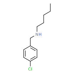ChemSpider 2D Image | N-(4-Chlorobenzyl)-1-pentanamine | C12H18ClN