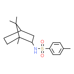 ChemSpider 2D Image | 4-Methyl-N-(1,7,7-trimethylbicyclo[2.2.1]hept-2-yl)benzenesulfonamide | C17H25NO2S