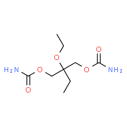 ChemSpider 2D Image | 2-[(Carbamoyloxy)methyl]-2-ethoxybutyl carbamate | C9H18N2O5