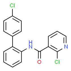 ChemSpider 2D Image | boscalid | C18H12Cl2N2O