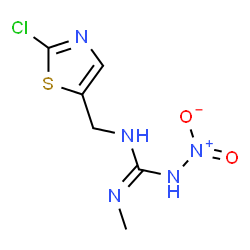 ChemSpider 2D Image | Clothianidin | C6H8ClN5O2S
