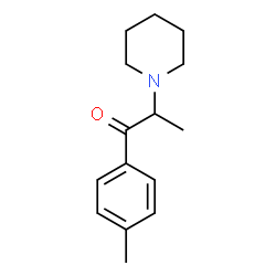 ChemSpider 2D Image | 1-(4-Methylphenyl)-2-(1-piperidinyl)-1-propanone | C15H21NO