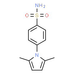 ChemSpider 2D Image | 4-(2,5-Dimethyl-1H-pyrrol-1-yl)benzenesulfonamide | C12H14N2O2S