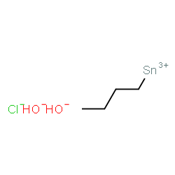 ChemSpider 2D Image | Butylchlorotin dihydroxide | C4H11ClO2Sn