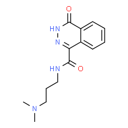 ChemSpider 2D Image | N-[3-(Dimethylamino)propyl]-4-oxo-3,4-dihydro-1-phthalazinecarboxamide | C14H18N4O2