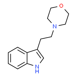 ChemSpider 2D Image | 3-[2-(4-Morpholinyl)ethyl]-1H-indole | C14H18N2O