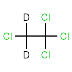 ChemSpider 2D Image | 1,1,1,2-Tetrachloroethane-d2 | C2D2Cl4