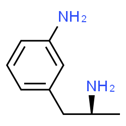 ChemSpider 2D Image | 3-[(2S)-2-Aminopropyl]aniline | C9H14N2