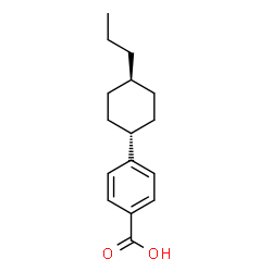ChemSpider 2D Image | 4-Propyl Cyclohexyl Benzoic Acid | C16H22O2
