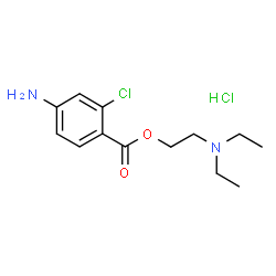 ChemSpider 2D Image | Chloroprocaine Hydrochloride | C13H20Cl2N2O2