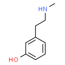 ChemSpider 2D Image | 3-[2-(Methylamino)ethyl]phenol | C9H13NO