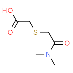 ChemSpider 2D Image | {[2-(dimethylamino)-2-oxoethyl]thio}acetic acid | C6H11NO3S