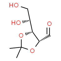 ChemSpider 2D Image | 2,3-O-Isopropylidene-D-ribose | C8H14O5