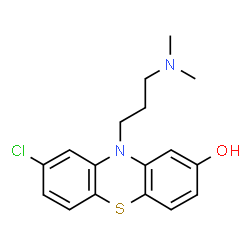 ChemSpider 2D Image | 8-Hydroxychlorpromazine | C17H19ClN2OS