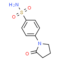 ChemSpider 2D Image | 4-(2-Oxo-1-pyrrolidinyl)benzenesulfonamide | C10H12N2O3S