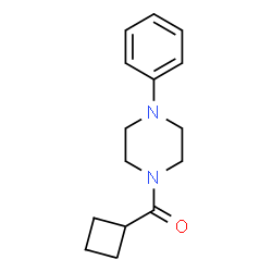 ChemSpider 2D Image | Cyclobutyl(4-phenyl-1-piperazinyl)methanone | C15H20N2O