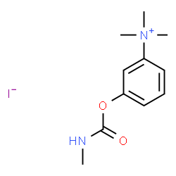 ChemSpider 2D Image | N,N,N-Trimethyl-3-[(methylcarbamoyl)oxy]anilinium iodide | C11H17IN2O2