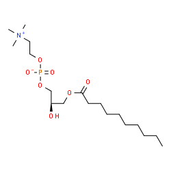ChemSpider 2D Image | 1-decanoyl-sn-glycero-3-phosphocholine | C18H38NO7P