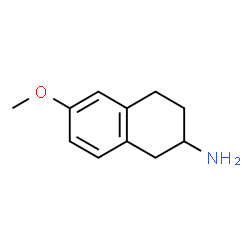 ChemSpider 2D Image | 6-Methoxy-1,2,3,4-tetrahydro-2-naphthalenamine | C11H15NO