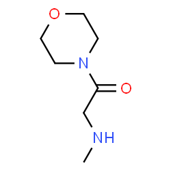ChemSpider 2D Image | 4-((Methylamino)acetyl)morpholine | C7H14N2O2