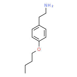 ChemSpider 2D Image | 2-(4-Butoxyphenyl)ethanamine | C12H19NO