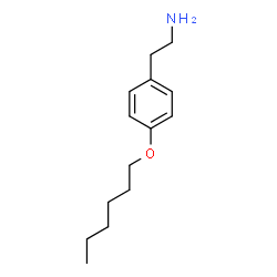 ChemSpider 2D Image | 2-[4-(Hexyloxy)phenyl]ethanamine | C14H23NO