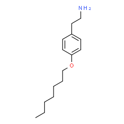 ChemSpider 2D Image | 2-[4-(Heptyloxy)phenyl]ethanamine | C15H25NO