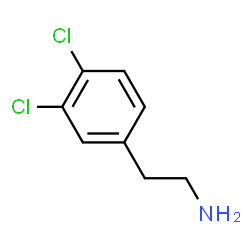 ChemSpider 2D Image | 3,4-DICHLOROPHENETHYLAMINE | C8H9Cl2N